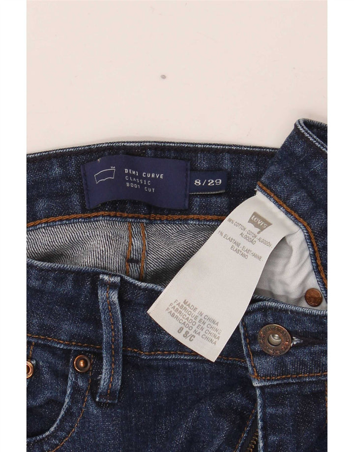 Levi's Jean Demi Curve Bootcut Femme US 8 Medium W29 L30 Bleu Marine