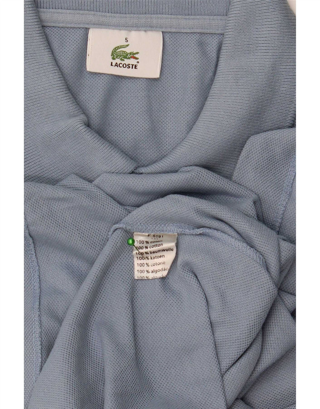 Lacoste Polo Homme Taille 5 Grand Bleu Coton