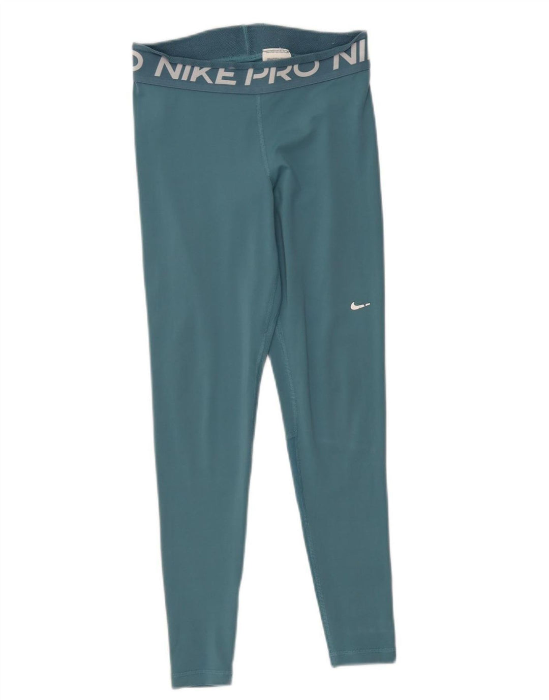 Nike Legging graphique Dri Fit pour femme UK 12 Polyester turquoise moyen