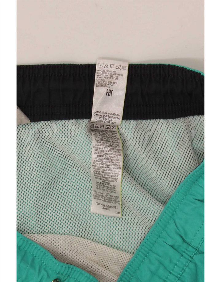 Marks & Spencer Short de bain homme XL vert polyester