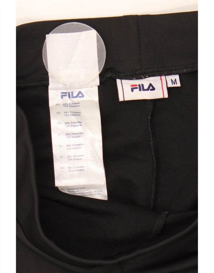 FILA Leggings graphiques pour femme UK 42 Polyester noir moyen
