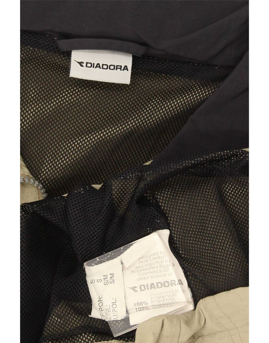 Diadora Veste de Pluie Homme UK 36 Petit Kaki Polyamide