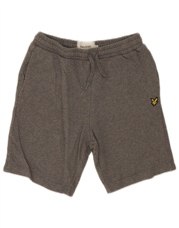 LYLE & SCOTT Short de Sport Homme Petit Gris Coton