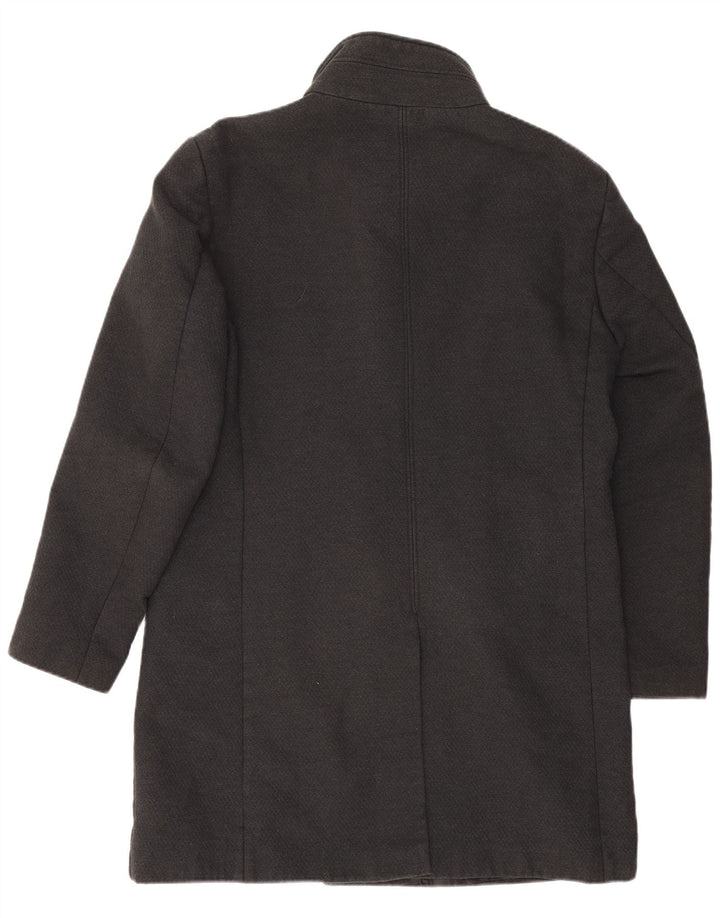 Zara Manteau Homme UK 42 XL Gris Polyester
