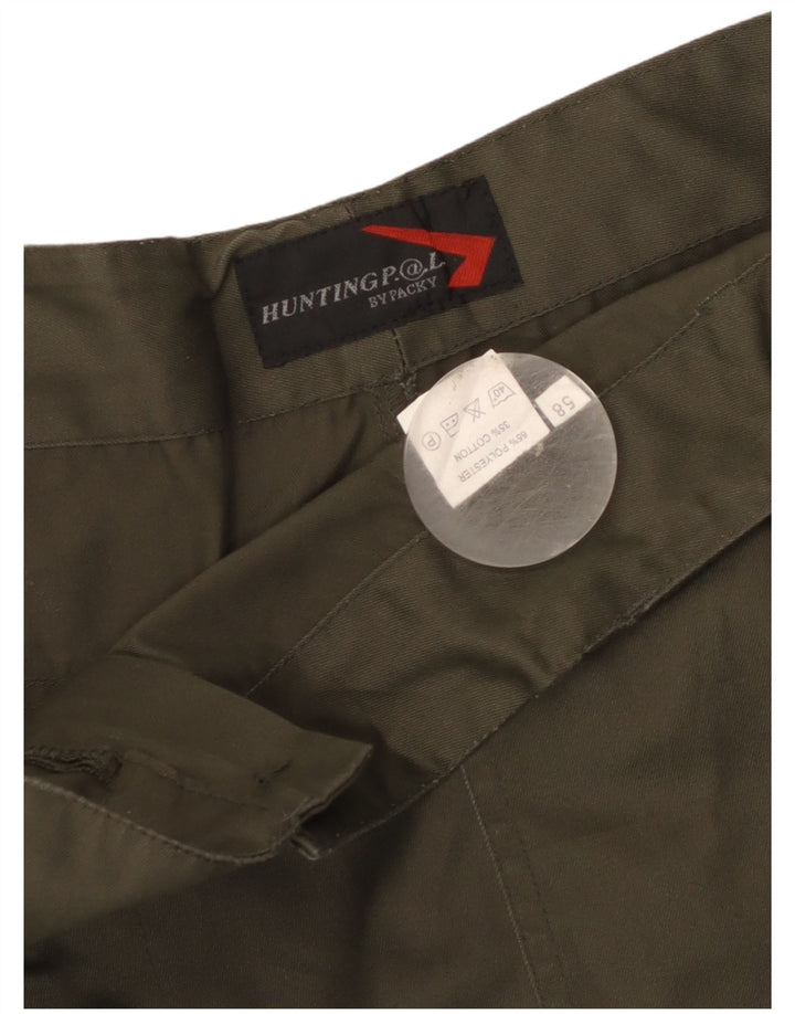 Pantalon cargo droit vintage pour homme IT 58 4XL W40 L31 Kaki Polyester