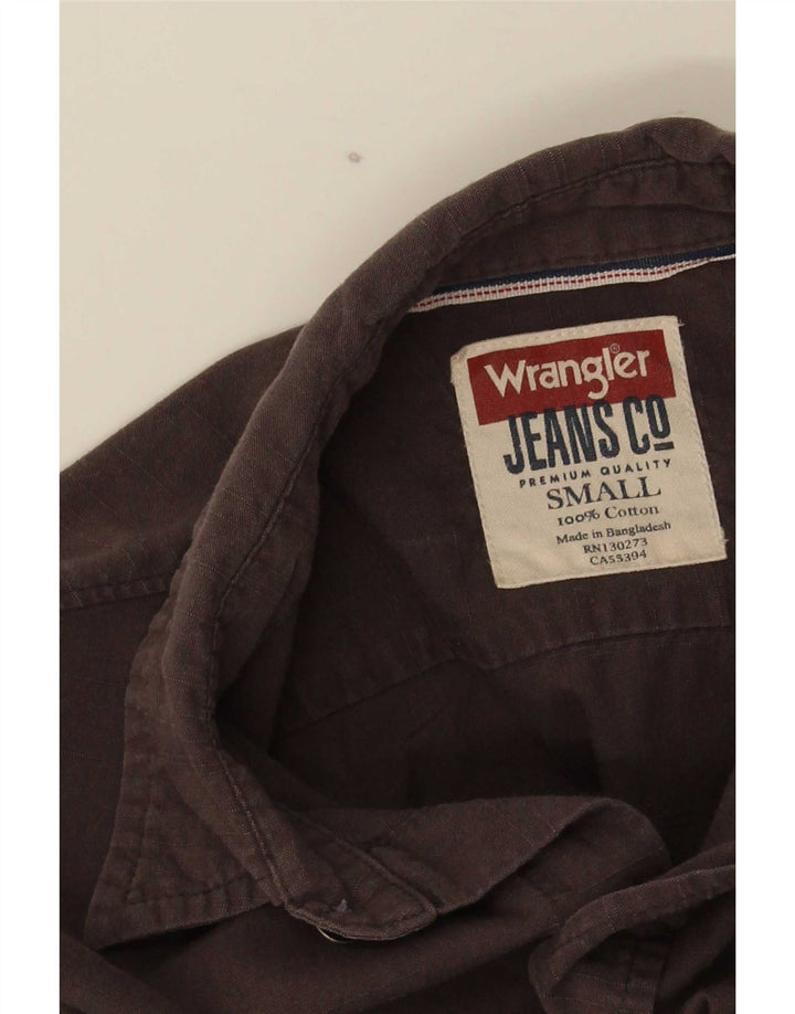 Wrangler Chemise Regular Fit Homme Petit Coton Marron