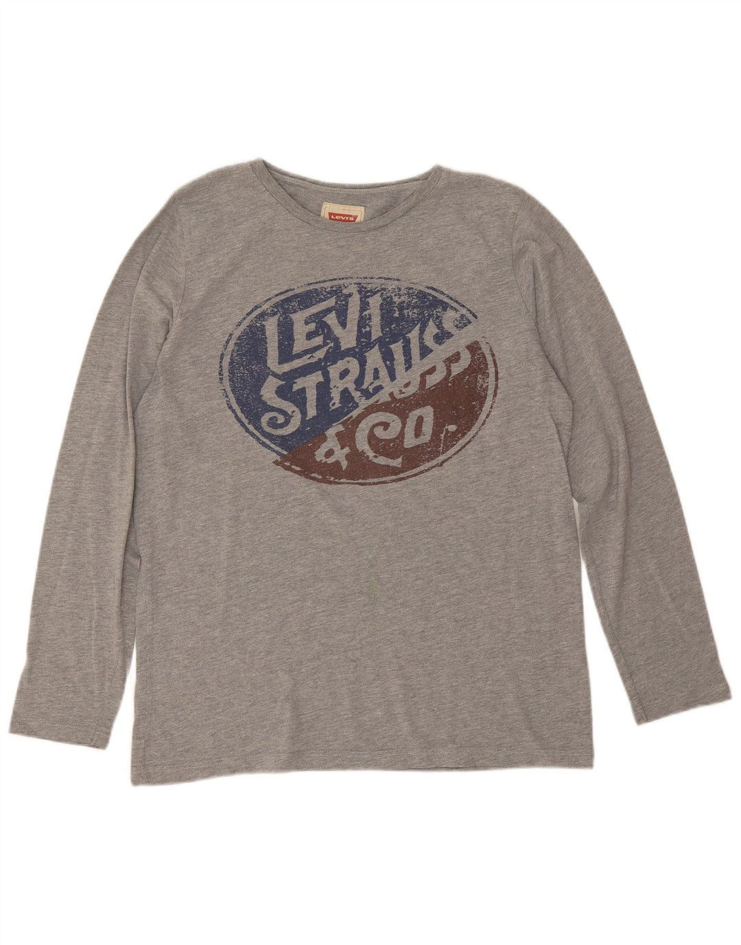 Levi's Haut Graphique Garçon Manches Longues 15-16 ans Gris Coton