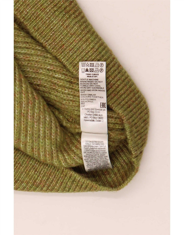 Marks & Spencer Débardeur à col zippé pour femme UK 14 Medium Kaki moucheté