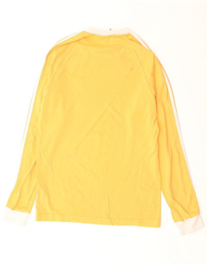 Adidas Haut à manches longues pour homme XS Jaune Coton