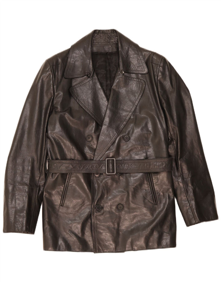 Costume National Veste croisée pour homme IT 48 Medium Noir