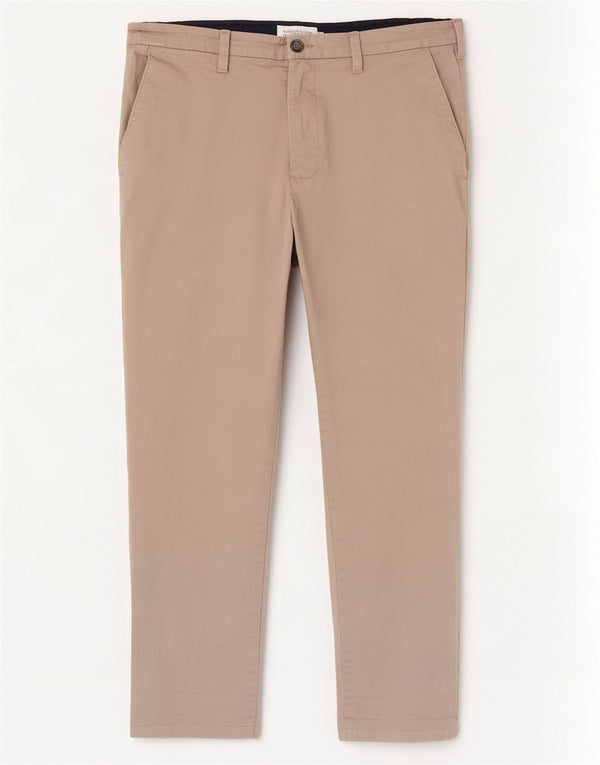 Marks & Spencer Pantalon Chino Slim Femme W36 L29 Gris Coton
