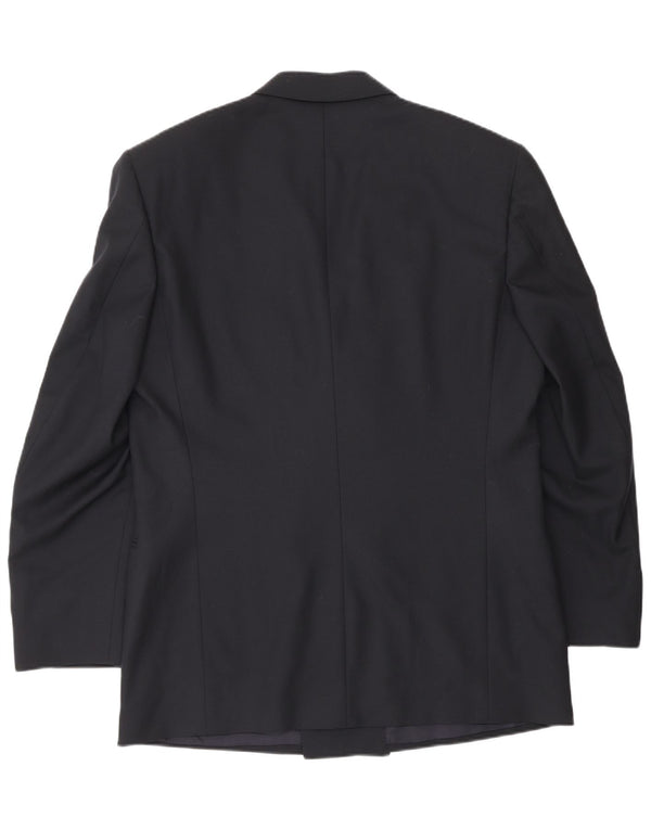 Canali Veste blazer à double boutonnage Milano pour homme IT 50 Large Bleu marine