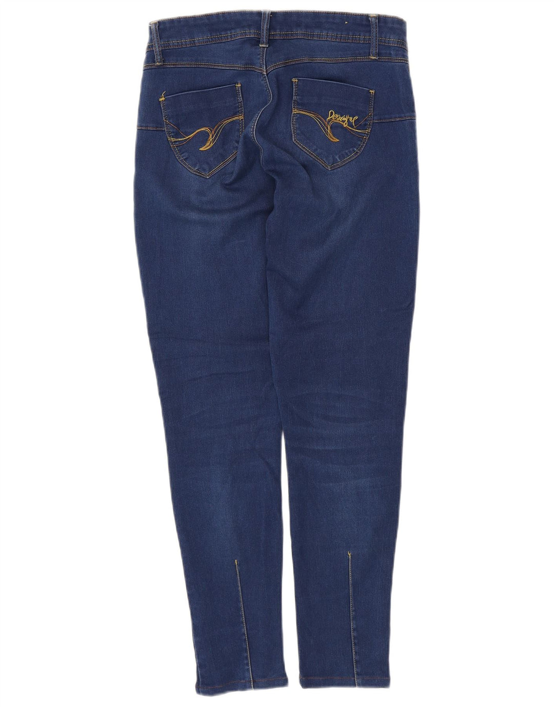 DESIGUAL Femme Jean Skinny W30 L29 Bleu Coton
