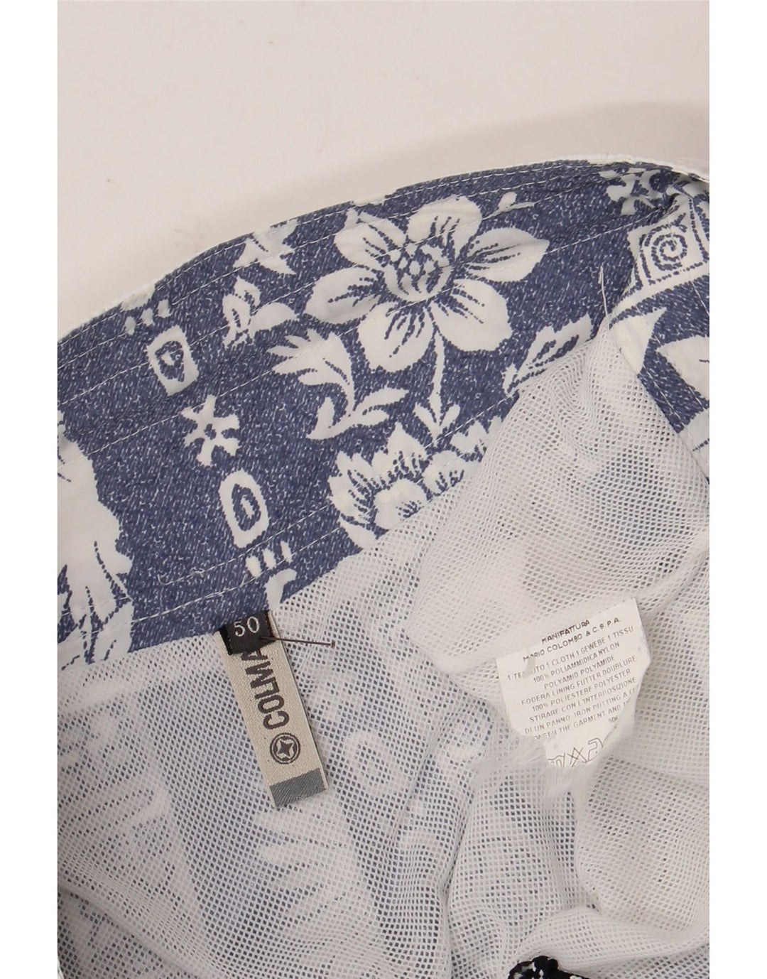 Colmar Short de Bain IT 50 Nylon Floral Bleu Moyen Homme