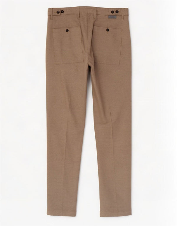 Silvestri -Teddei Pantalon Chino Pour Homme IT 48 Medium W34 L32 Beige