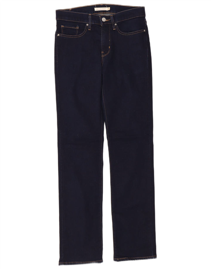 Levi's Jean 314 Shaping Straight Femme Bleu Marine Coton W27 L29