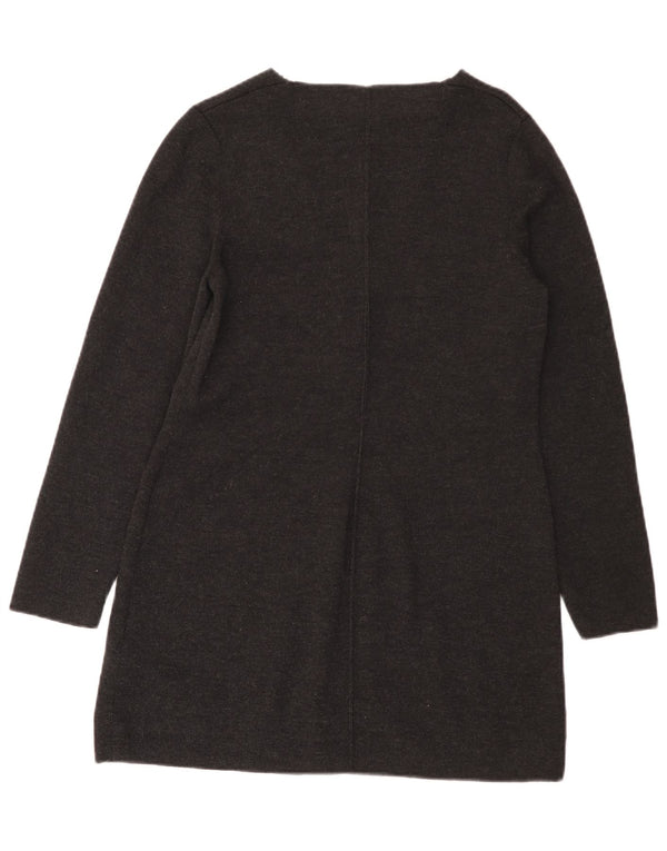 Luisa Spagnoli Pull cardigan long pour femme UK 14 Large Gris