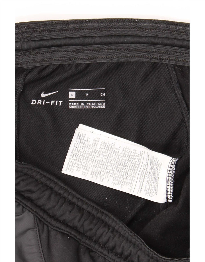Nike Pantalon de survêtement Dri Fit pour homme Taille S en polyester color block noir