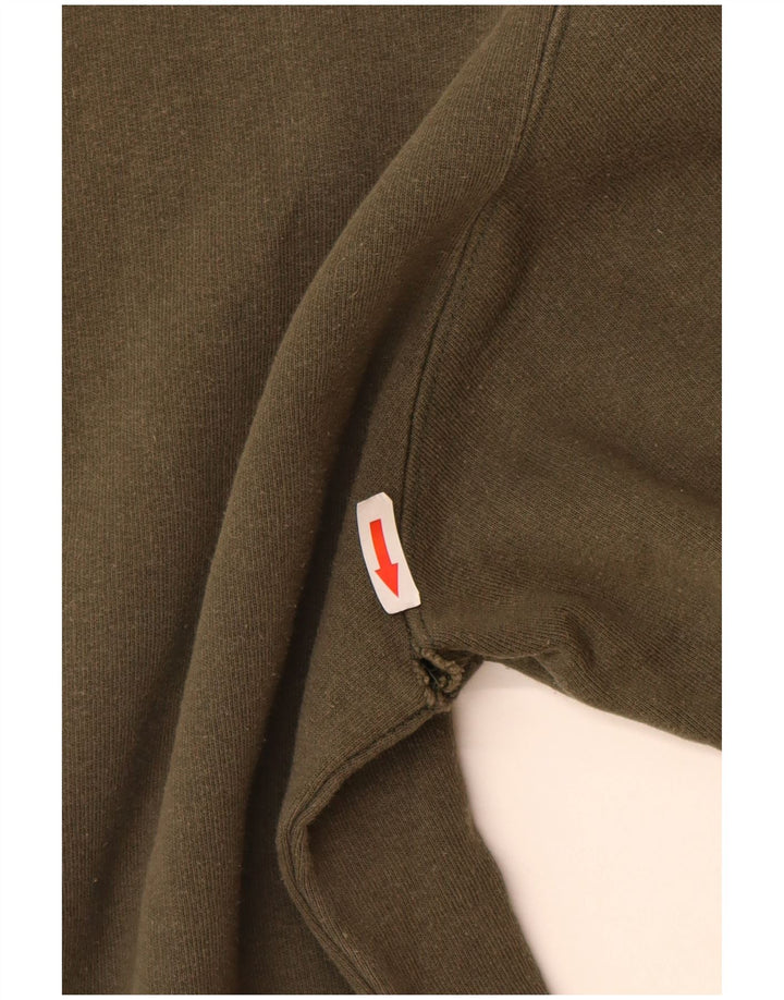 Lee Sweat-shirt graphique pour homme 2XL en coton kaki