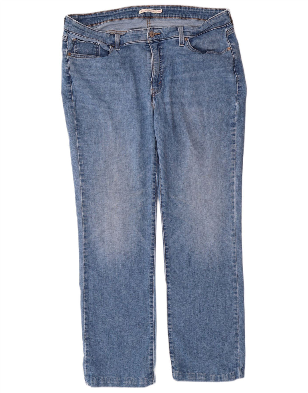 LEVI'S Jean droit 414 coupe classique pour femme US 20 3XL W40 L30 Bleu coton
