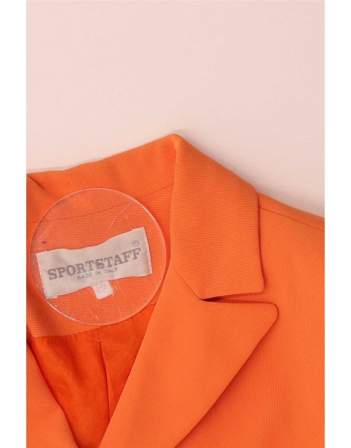 Sport Staff Veste blazer à 3 boutons pour femme IT 42 Orange moyen