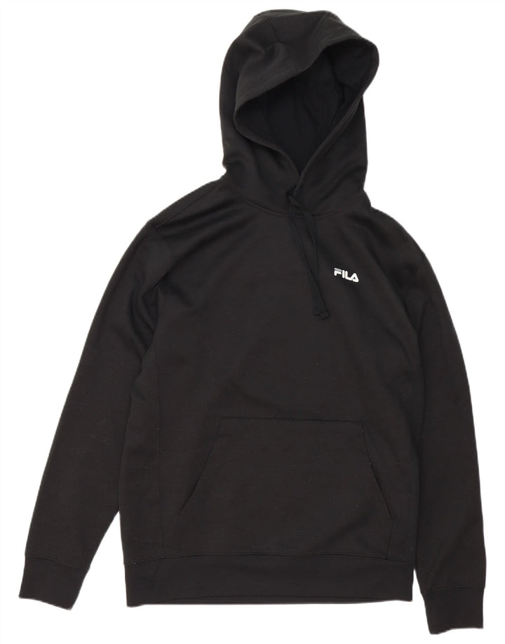 Fila Pull à capuche pour homme Petit Noir Polyester