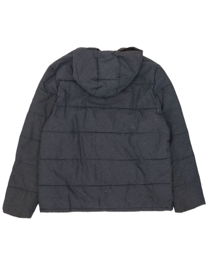 Penguin Veste matelassée à capuche pour homme UK 44 2XL Bleu marine Polyamide