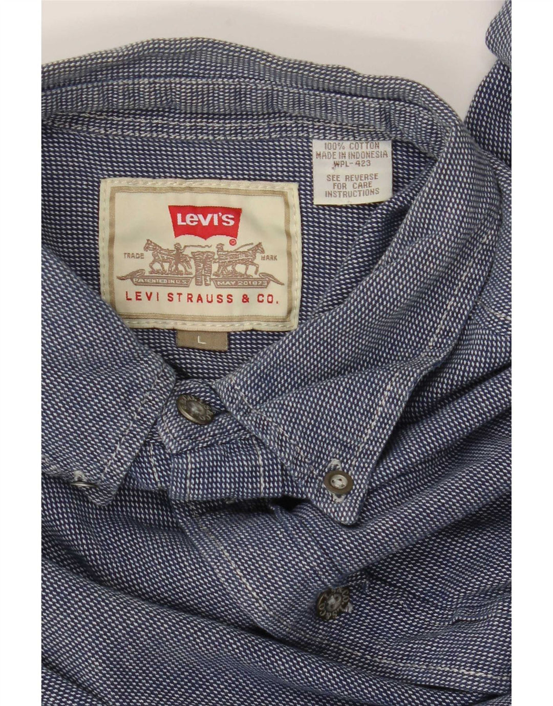 Levi's Chemise Homme Large Bleu Coton