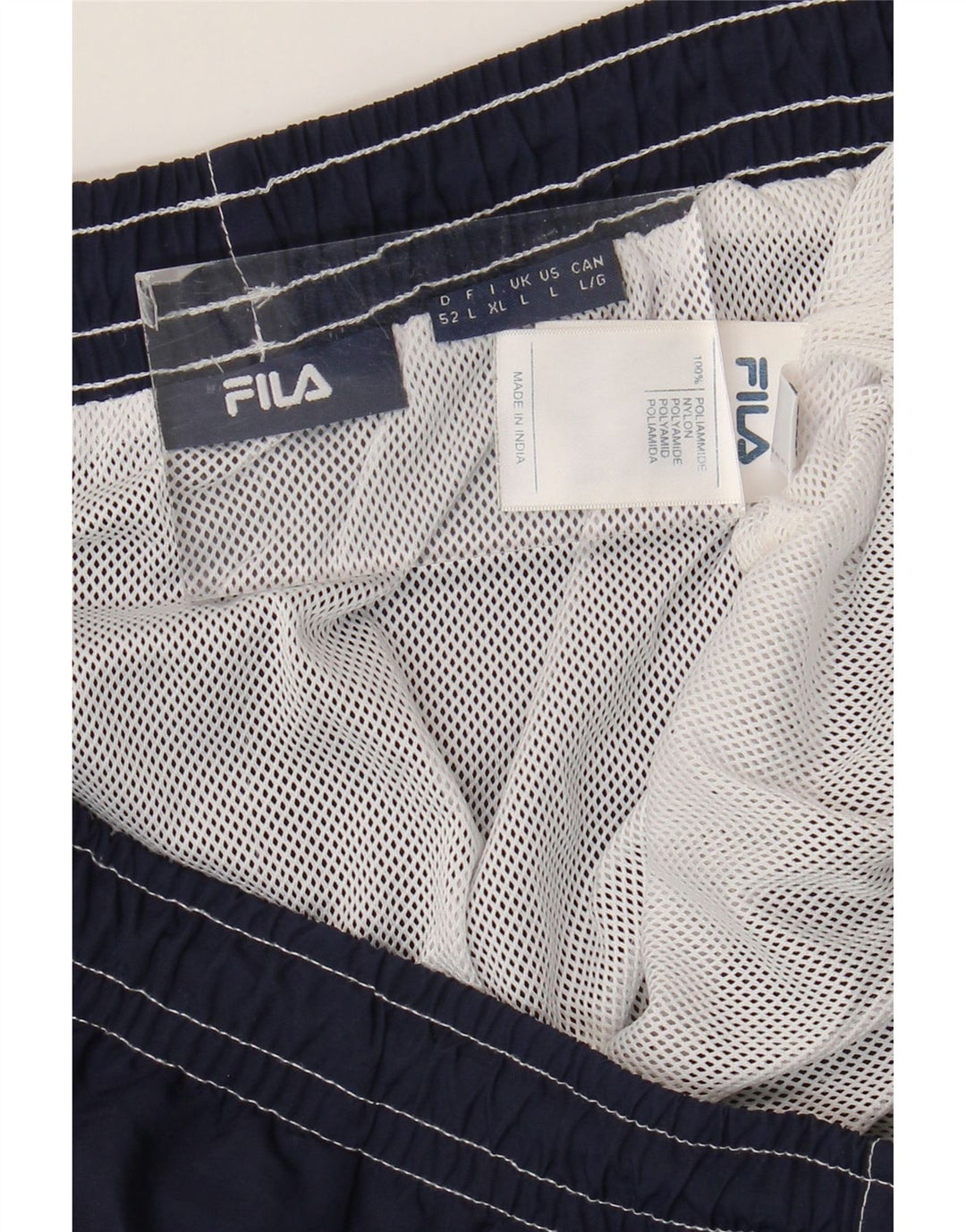 Fila Short Graphic Sport Homme Bleu Marine Colorblock Polyamide