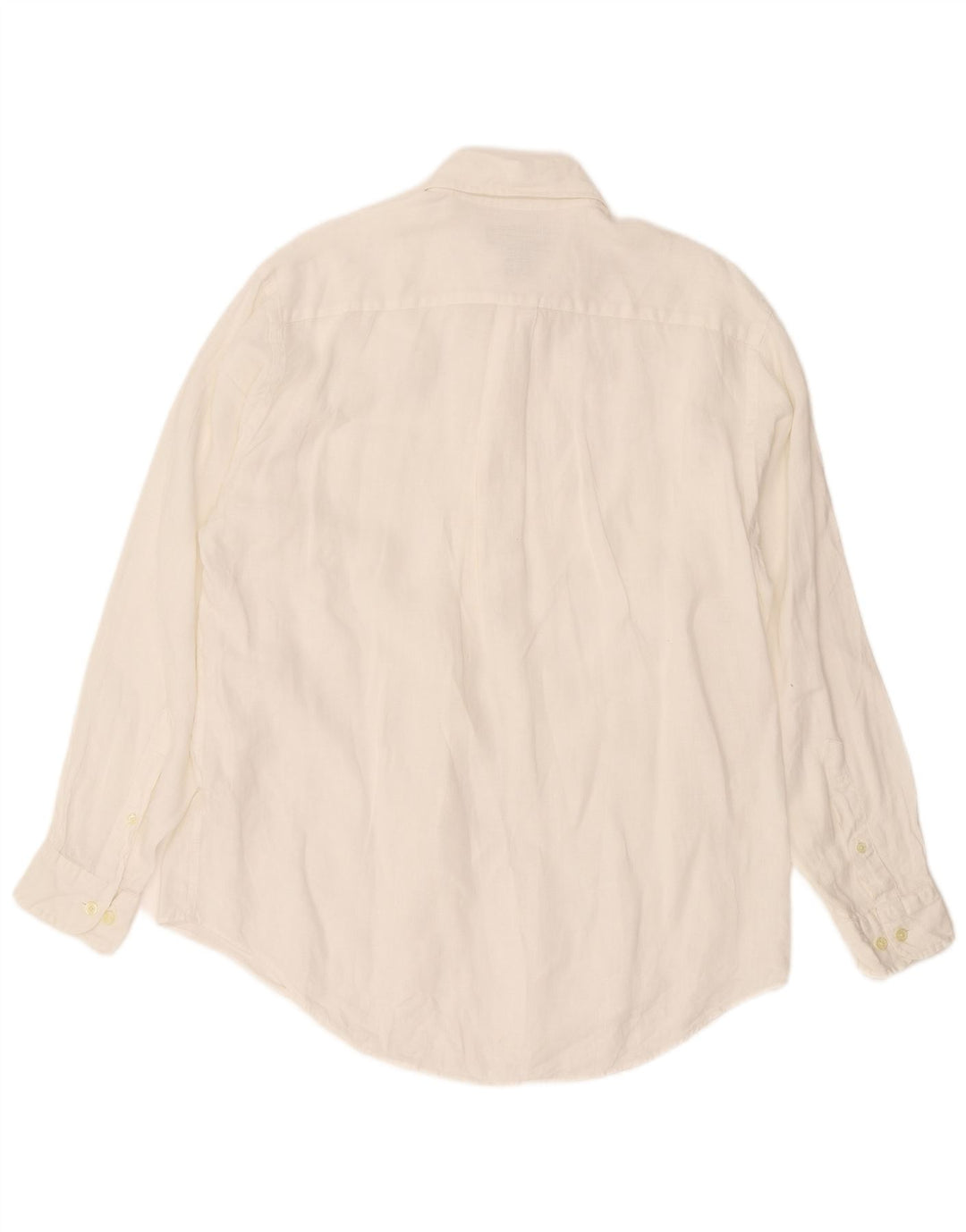 Brooks Brothers Chemise Homme Lin Blanc Moyen