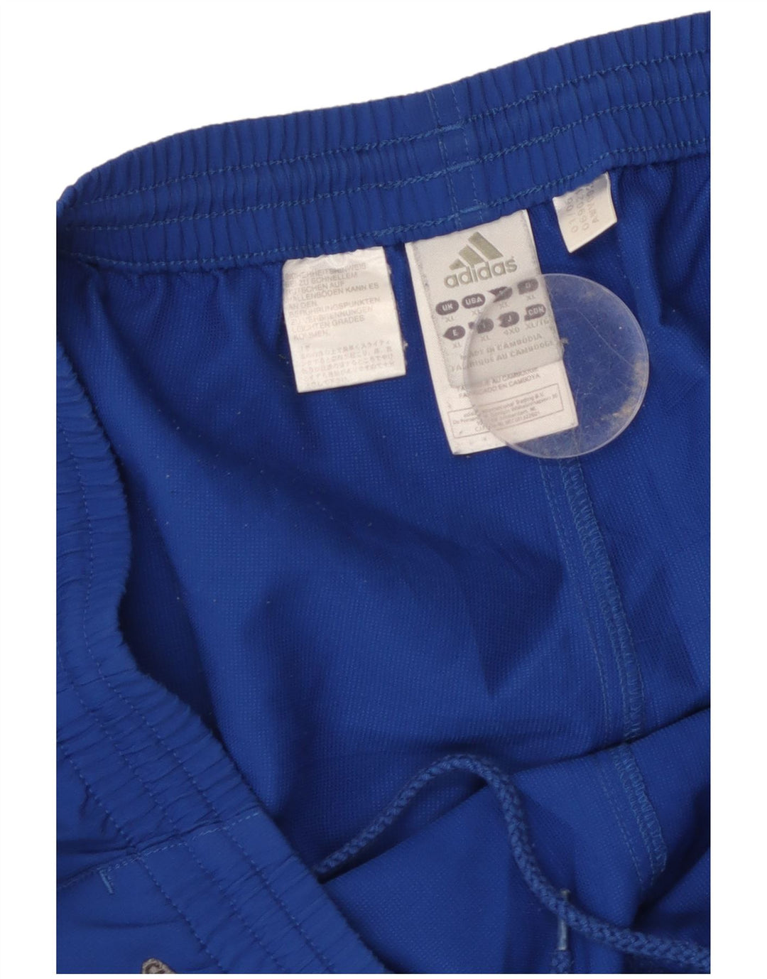 Adidas Homme Climalite Graphic Bermuda Sport Short XL Bleu Colorblock