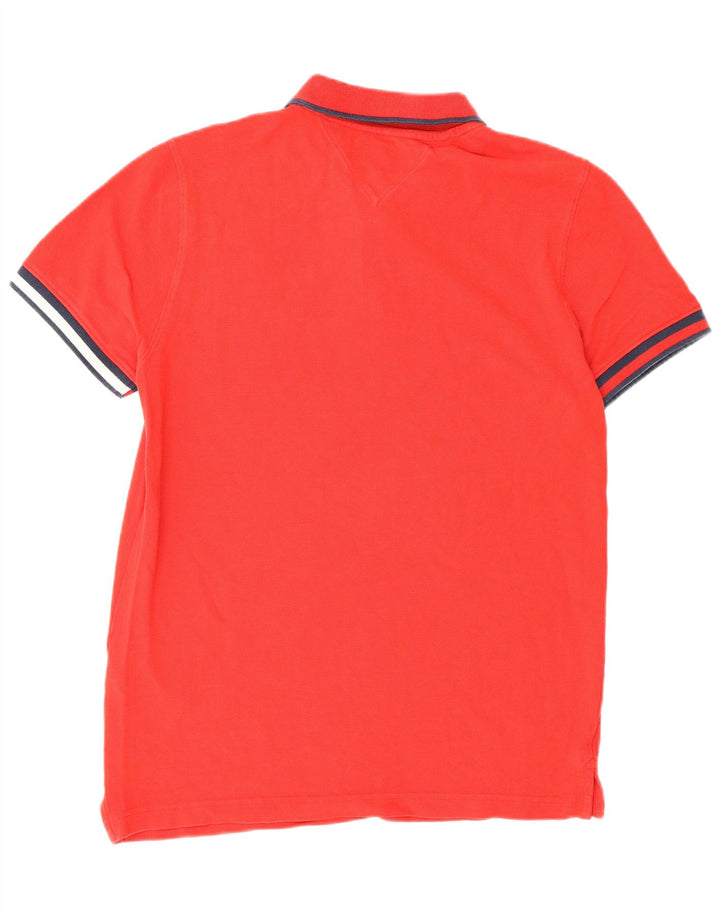 Tommy Hilfiger Polo Homme Petit Rouge Coton