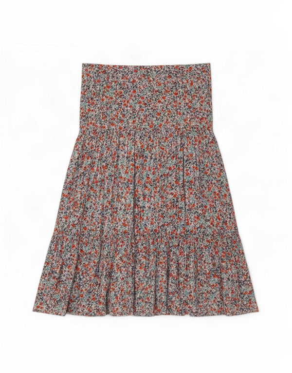 Marks & Spencer Jupe Gypsy pour femme UK 10 Small W28 Floral multicolore