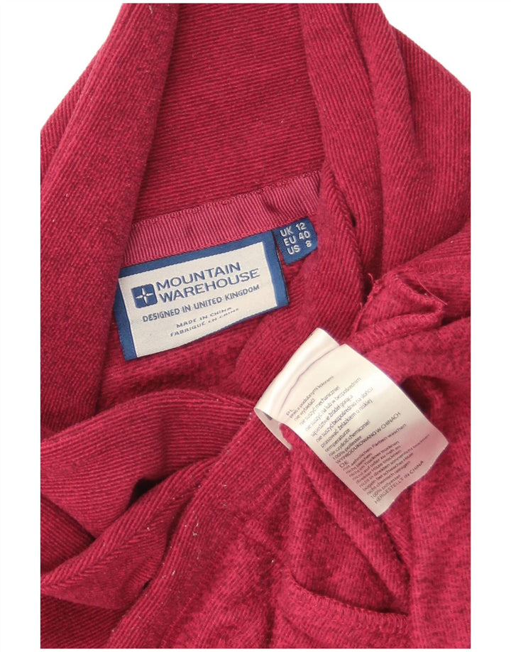 Mountain Warehouse Pull polaire pour femme UK 12 Rouge moyen Polyester