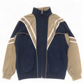 Champion Veste de Survêtement Homme Bleu Marine Moyen Polyester Colorblock