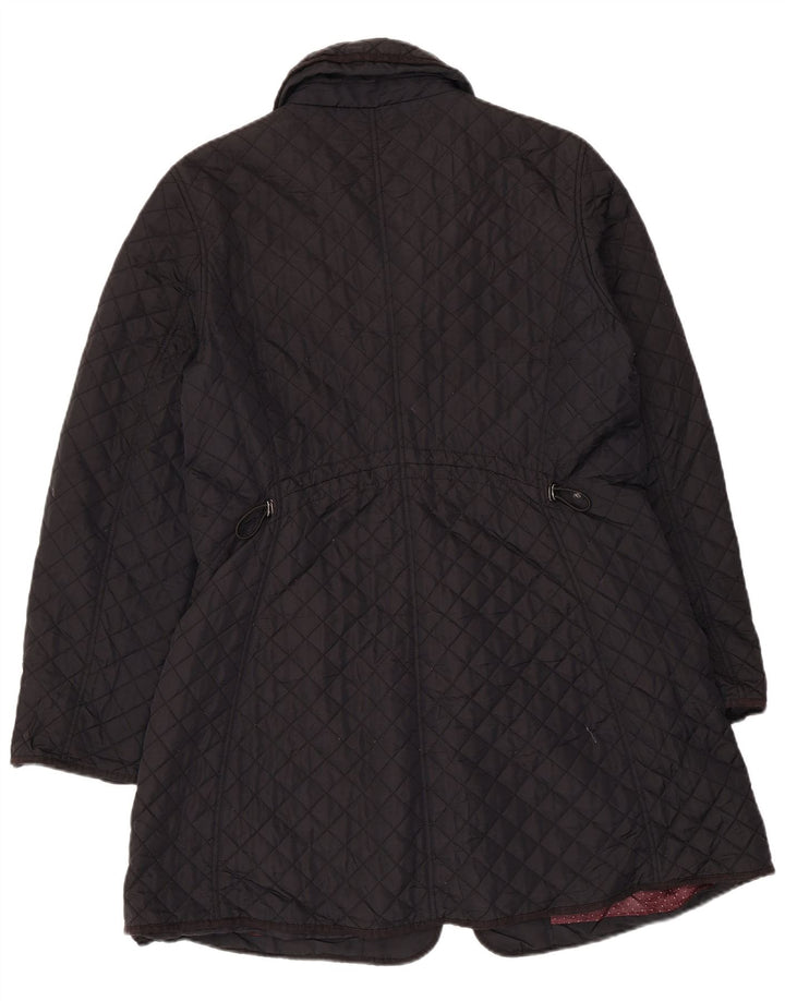 Hobbs Manteau matelassé pour femme UK 14 Large Nylon Noir