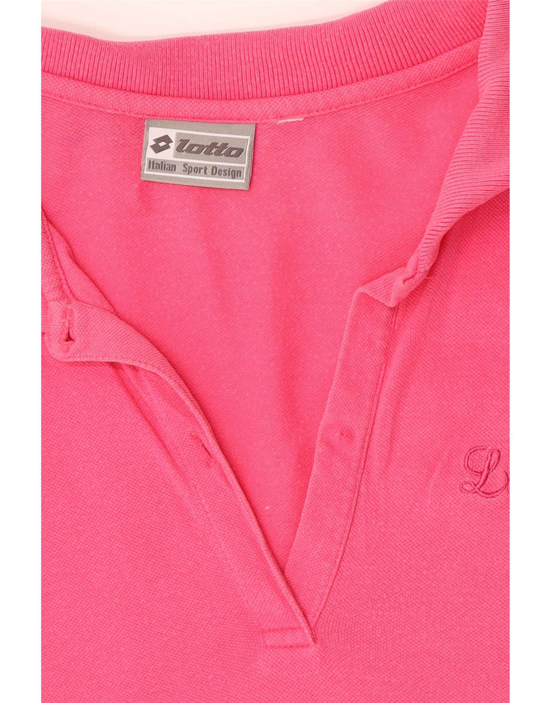 Polo Femme Lotto Rose Moyen