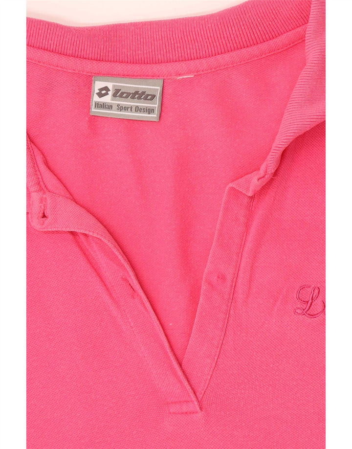 Polo Femme Lotto Rose Moyen