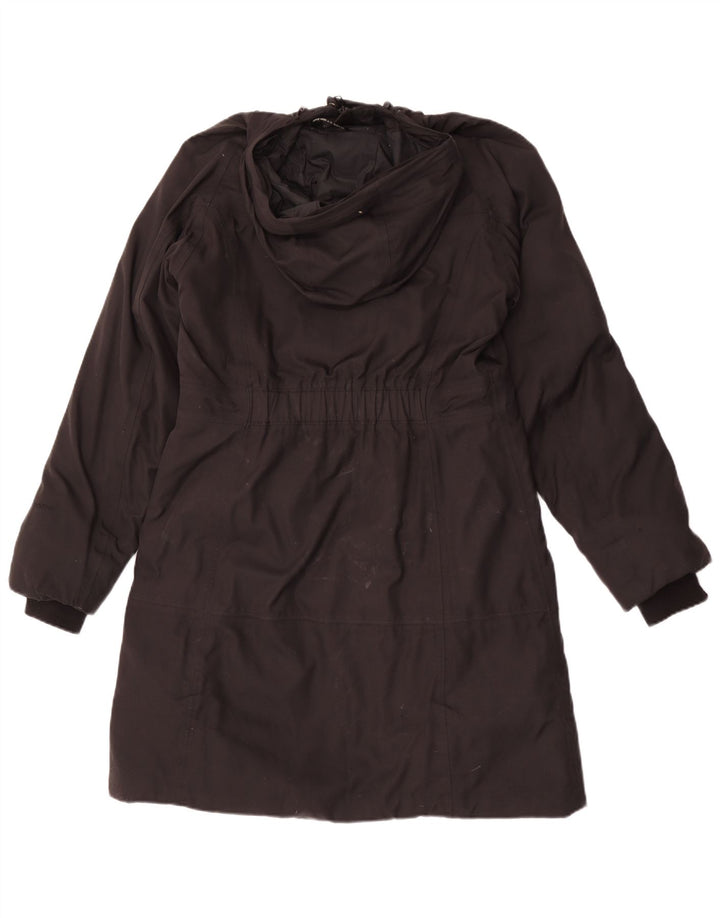 The North Face Manteau rembourré à capuche pour femme UK 14 Medium Black Nylon
