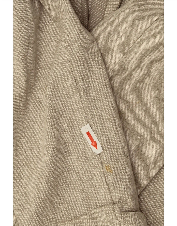 Zara Veste Blazer 2 Boutons Garçon 11-12 ans Lin Beige