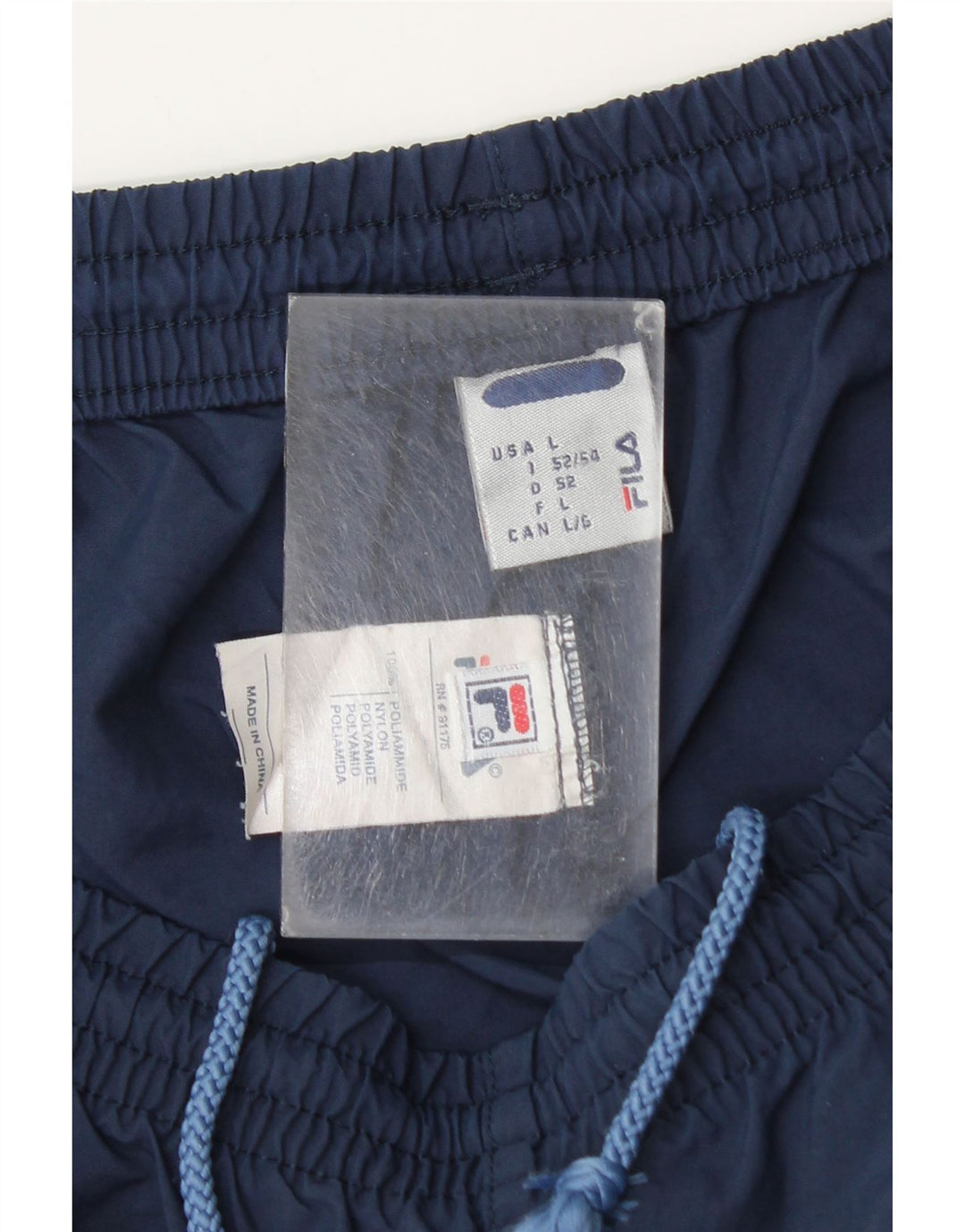 Fila Short de Sport Homme Bleu Marine Large Polyamide