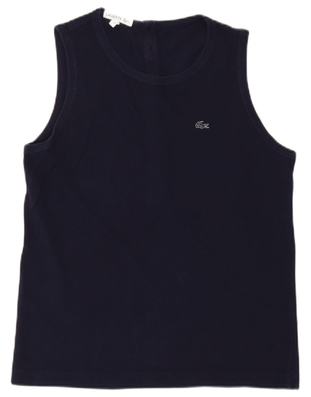 Lacoste Femme Débardeur Taille 38 Moyen Bleu Marine Coton