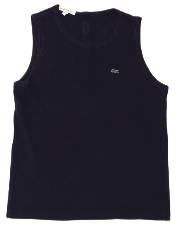 Lacoste Femme Débardeur Taille 38 Moyen Bleu Marine Coton