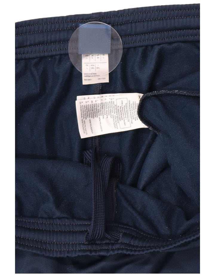 Reebok Pantalon De Survêtement Homme Large Bleu Marine Polyester