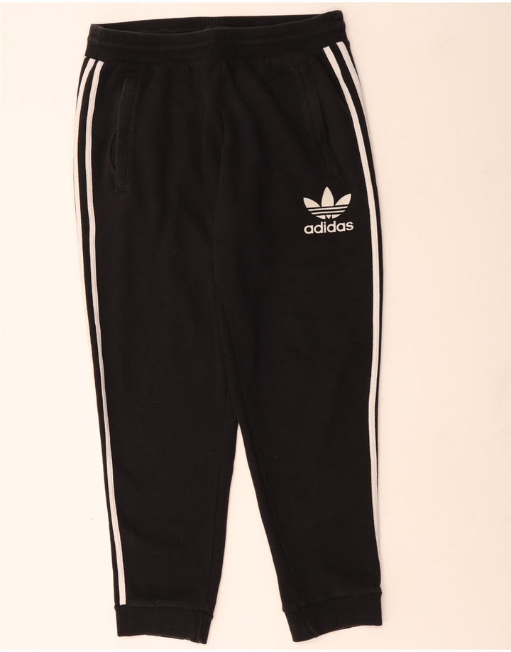 Adidas Pantalon de survêtement pour homme en coton noir Taille L