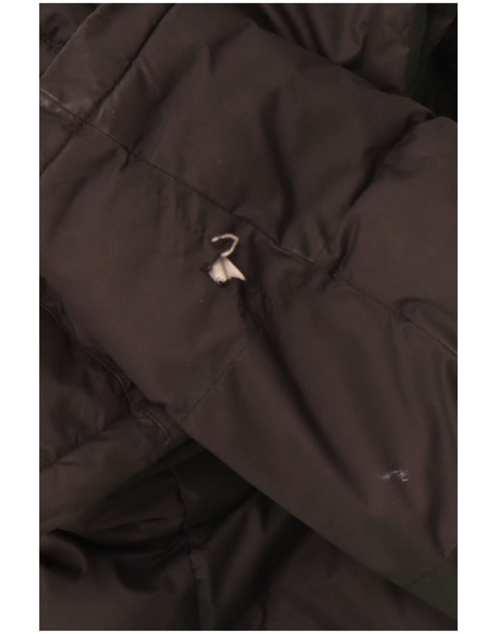 NIKE Veste matelassée à capuche pour garçon 13-14 ans XL Noir Colorblock Polyester
