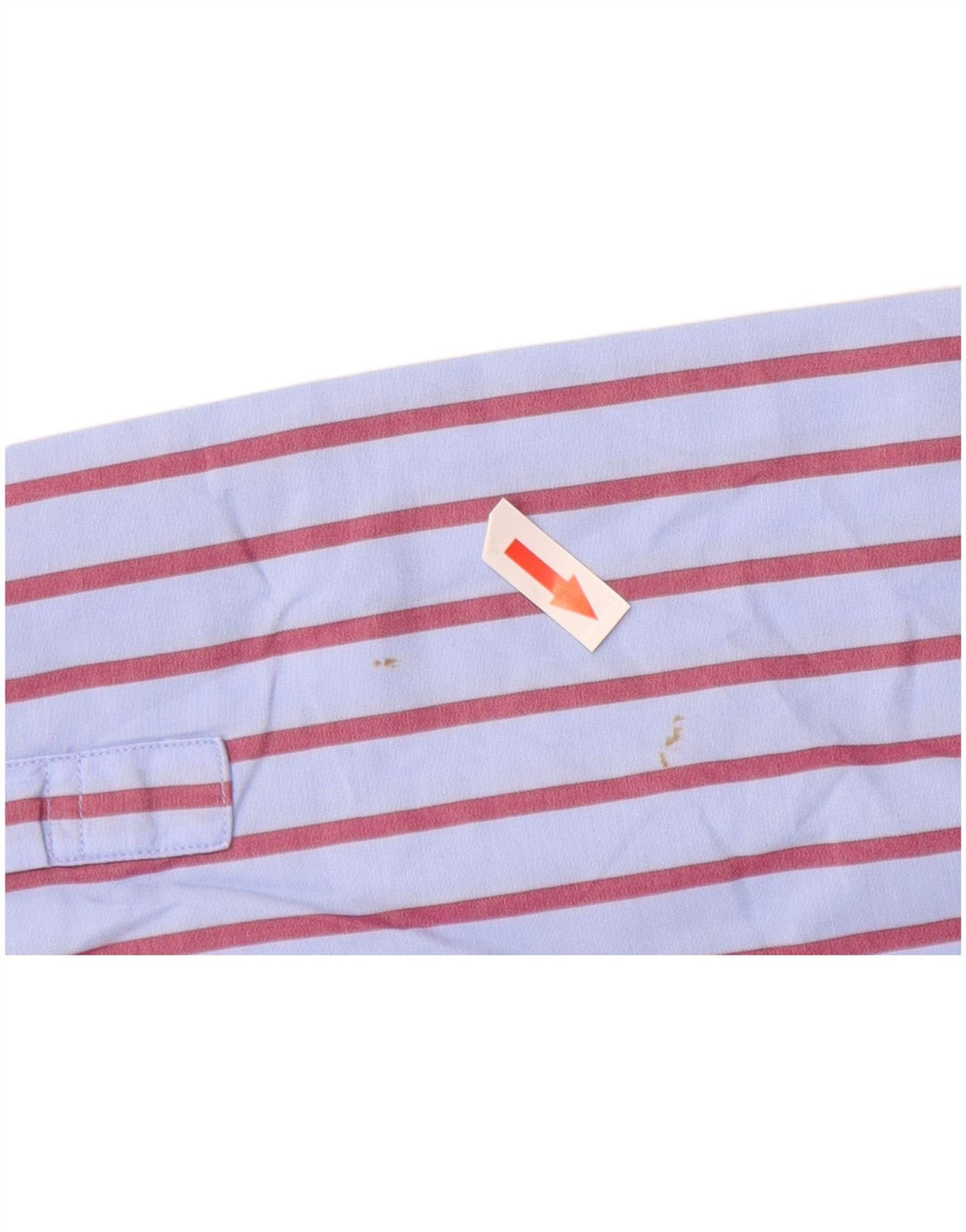 Lacoste Chemise homme Taille 41 Grand coton à fines rayures bleues