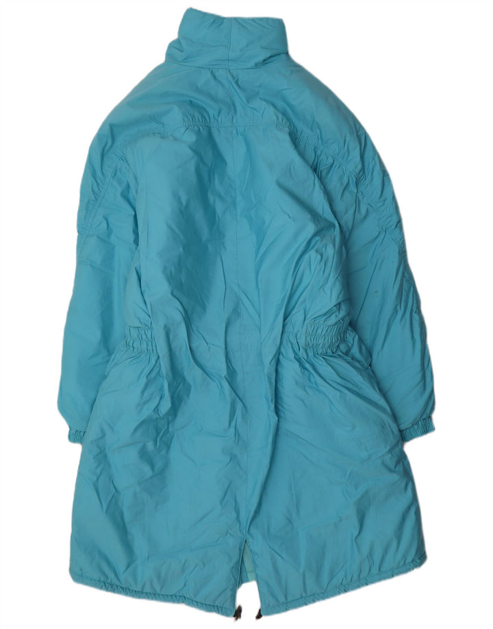 manteau rembourré surdimensionné femme vintage IT 38 XS Polyamide bleu