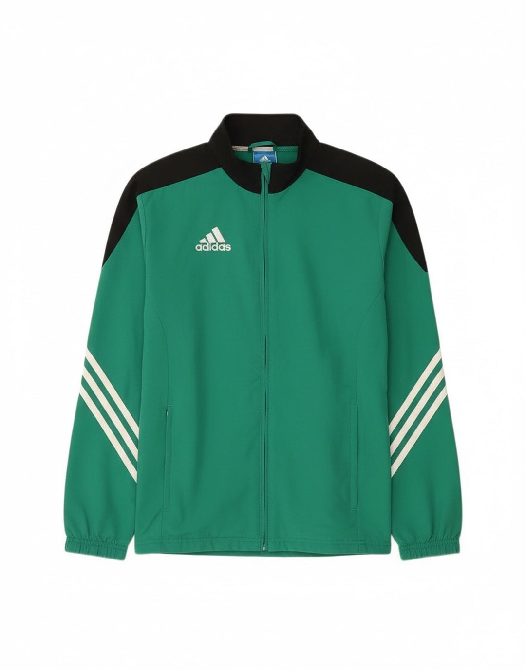 Adidas Veste de Survêtement Garçon 13-14 Ans XL Vert Colorblock Polyester