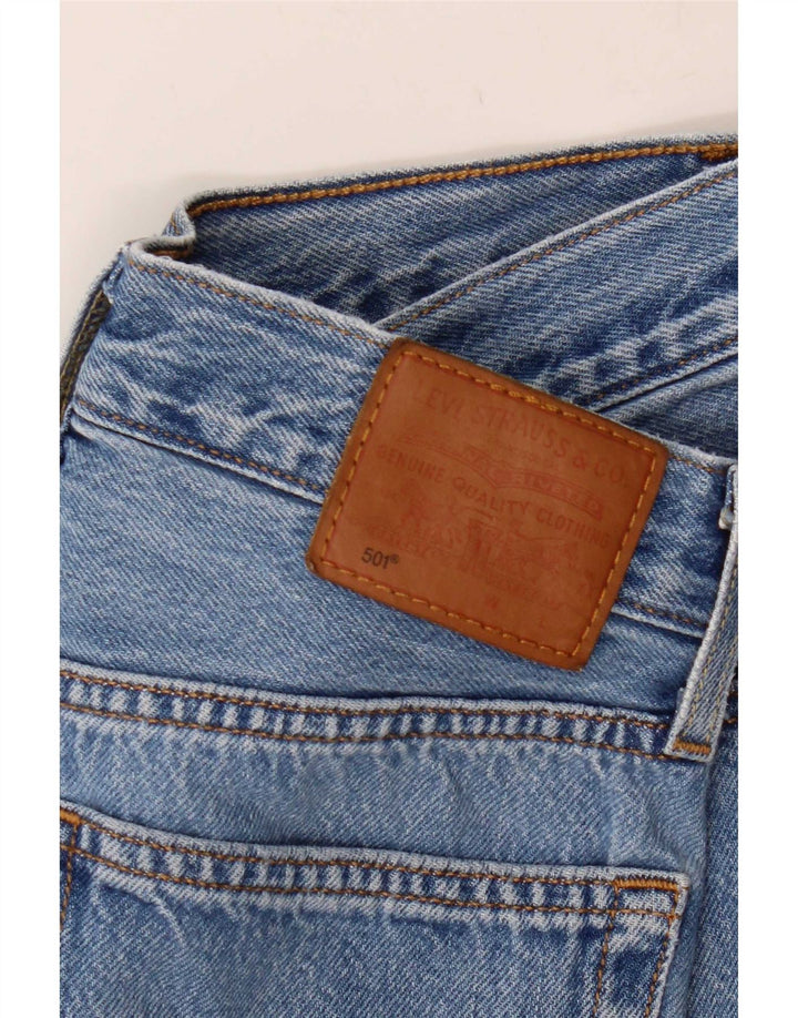 Jean droit Levi's 501 pour femme W26 L27 Bleu